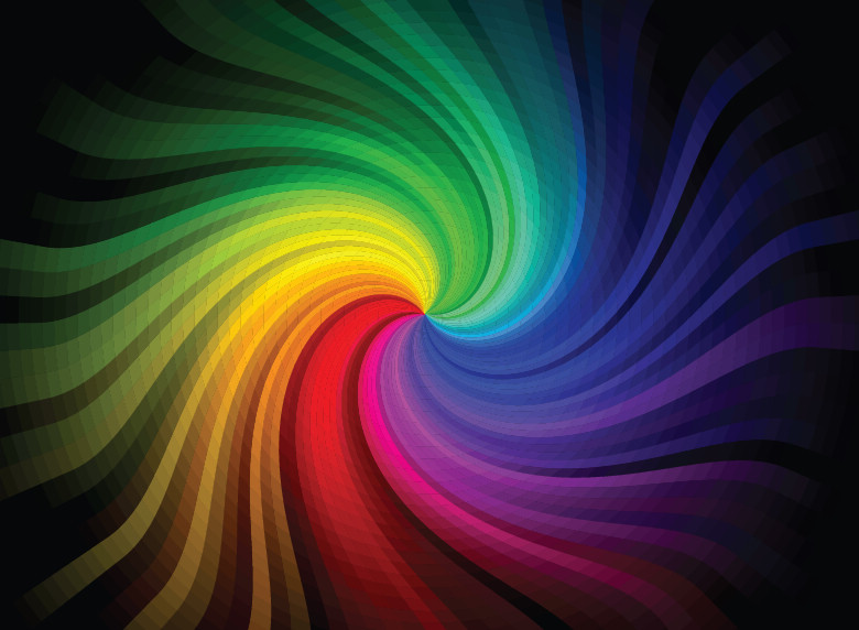 free vector Free Abstract Colorful Rainbow Vector Background